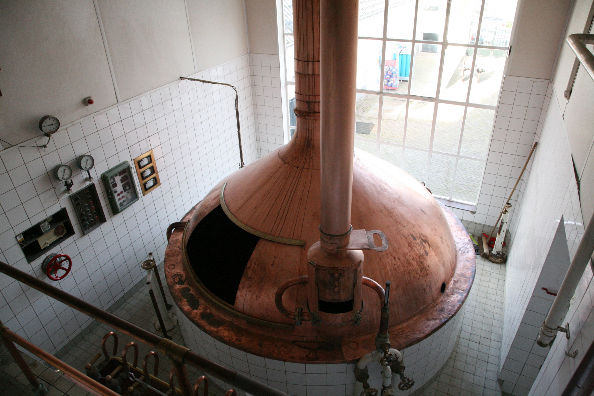 The hand-hammered copper kettle from 1912